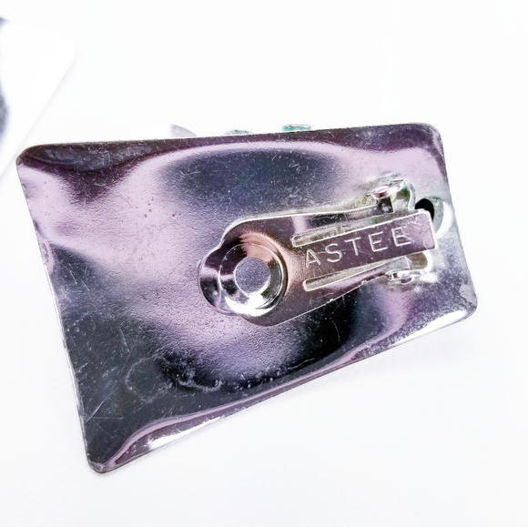 Vintage Astee Art Deco Rhinestone Earrings EVC - Picture 7 of 11